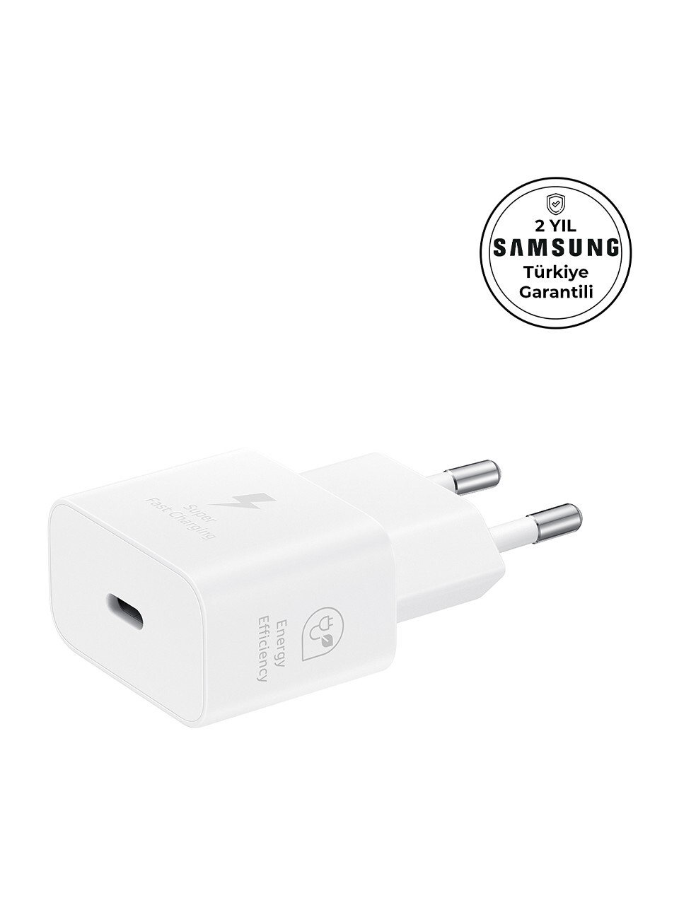 Samsung EP-T2510N Type C Hızlı Şarj Adaptörü (25W) Beyaz - 2