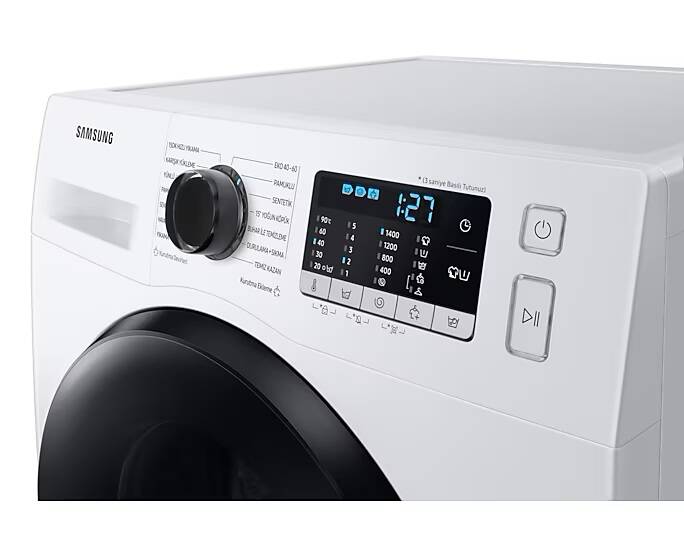 Samsung WD90TA046BE1AH Air Wash 1400 Devir 9 kg / 6 kg Kurutmalı Çamaşır Makinesi - 3